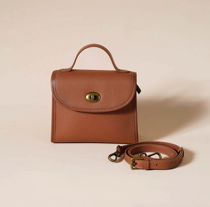 Trendy Leather Square Shoulder Bag
