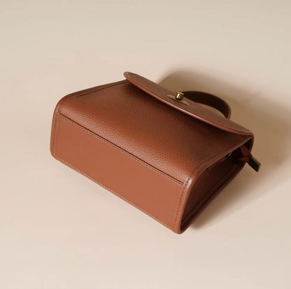 Trendy Leather Square Shoulder Bag
